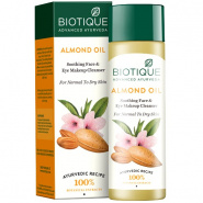 Bio Almond Oil Soothing face & eye  Makeup Cleanser Biotique