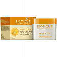 Bio Aloe Vera 30+ SPF Sunscreen Cream For Normal To Oily Skin Biotique