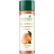 Bio Apricot Refreshing Body Wash 100% Soap Free Biotique