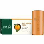 BIO ORANGE PEEL BODY CLEANSER Revitalizing Body Soap with Pure Fruit & Vegetable Extracts Biotique