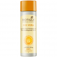 Bio Vera 75+SPF Sunscreen Ultra Soothing Body Lotion Biotique