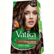 Hair Color Light Brown 5/0 Dabur Vatika 