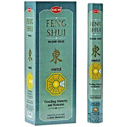 Feng Shui Metal Incense Hex HEM 