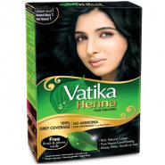 Henna Hair Colours - Natural Black 1.0 Vatika Dabur