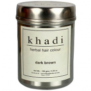 Herbal hair colour dark brown Khadi