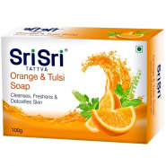 Orange & Tulasi Soap Sri Sri
