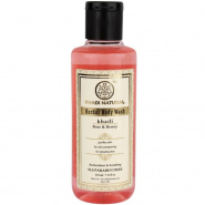 Rose & Honey herbal body wash SLS paraben free Khadi