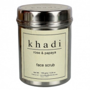 Rose & Papaya Herbal Face Scrub Khadi Natural