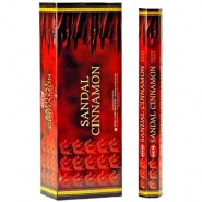Sandal Cinnamon HEM Incense Hex