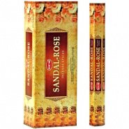 Sandal Rose Incense Hex HEM 