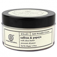  Saffron & Papaya Anti Wrinkle Cream Khadi