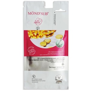 LIFTING EFFECT FACIAL MASK WITH COLLAGEN + PLACENTA EXTRACT FOR FACE AND NECK MONDSUB