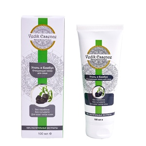 Foam cleanser purifying "Coal and bamboo"