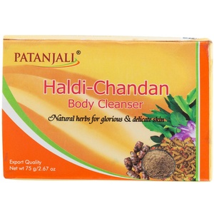 Ayurvedic soap haldi chandan Haldi Chandan Patanjali
