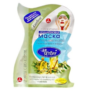 Fabric mask d / face Natural oils, ceramides