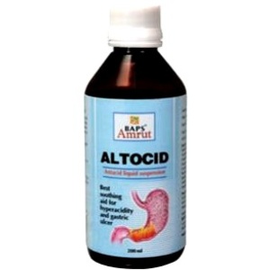 Сироп "Алтоцид" при повышенной кислотности желудка / Altocid Syrup Baps Amrut