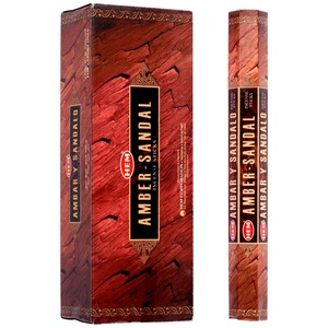 Amber-Sandal HEM Incense Hex