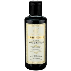 Amla & Bhringraj SLS/paraben free Shampoo Khadi