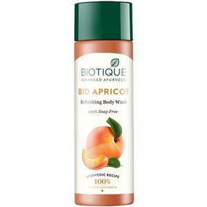 Bio Apricot Refreshing Body Wash 100% Soap Free Biotique