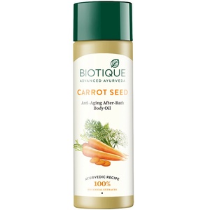 Bio Carrot Seed Anti Aging After Bath Body Oil Biotique