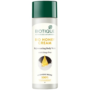 BIO HONEY CREAM Rejuvenating Body Wash 100% Soap Free Biotique
