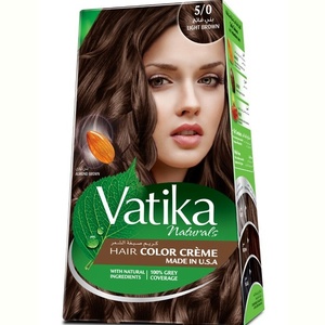 Hair Color Light Brown 5/0 Dabur Vatika 