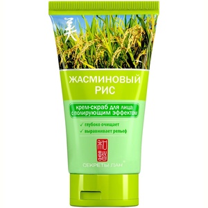 Face scrub cream Jasmine rice Секреты Лан