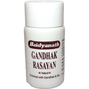 Gandhak Rasayan Baidyanath (Гандхак Расаяна Байдианат) (40 таблеток)