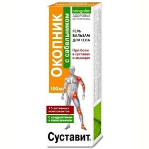 Гель-бальзам Окопник с сабельником для тела 