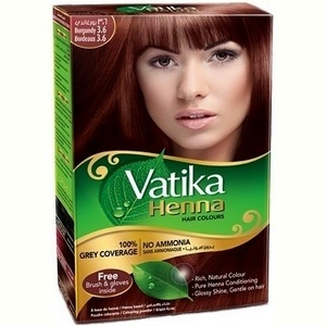 Henna Hair Colours - Burgundy 3.6 Dabur Vatika 
