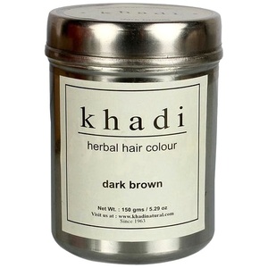 Herbal hair colour dark brown Khadi