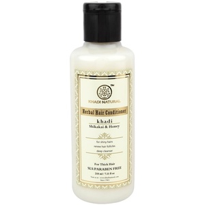 Herbal Hair Conditioner Shikakai & Honey SLS paraben free Khadi