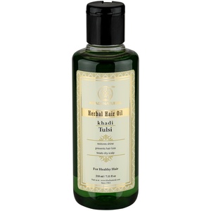 Herbal Hair Oil Tulsi Khadi 