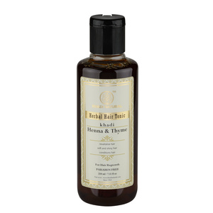 Herbal Hair Tonic- Henna & Thyme Paraben free Khadi