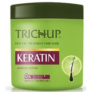 Hot oil treatment Keratin hair mask Trichup