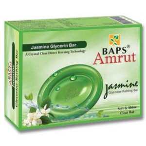 Glycerine Bathing Bar (Jasmine) Baps Amrut