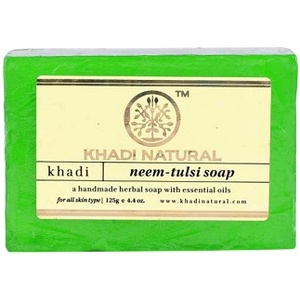 Herbal Neem Tulsi Soap Khadi 