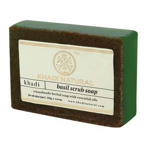  Basil Scrub Soap KHADI Natural 