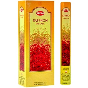 Saffron Incense Hex HEM