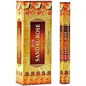 Sandal Rose Incense Hex HEM 