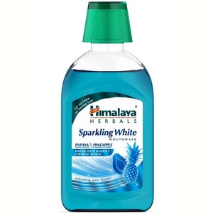 Sparkling White Mouthwash Himalaya