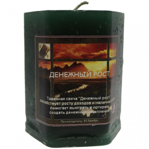 Травяная свеча Денежный рост