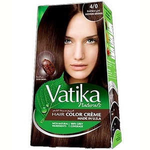 Henna Hair Colours - Medium Brown (Castor Brown)  3.6 Dabur Vatika